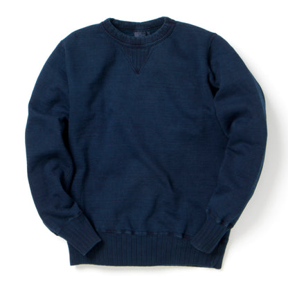 インディゴ吊り編みトレーナー【8036】