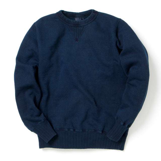 インディゴ吊り編みトレーナー【8036】