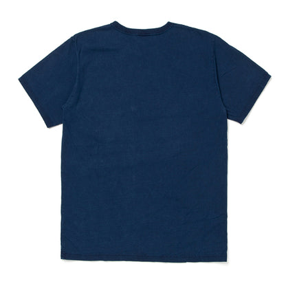 インディゴ NORAGI SASHIKO ポケットTシャツ【8057-IND】
