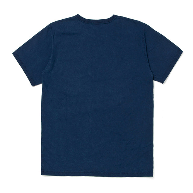 インディゴ NORAGI SASHIKO ポケットTシャツ【8057-IND】