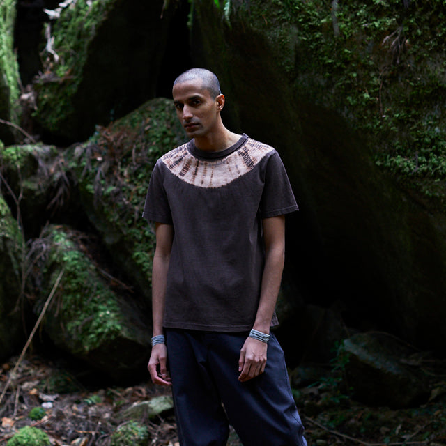 奄美泥染 Tシャツ【8058】