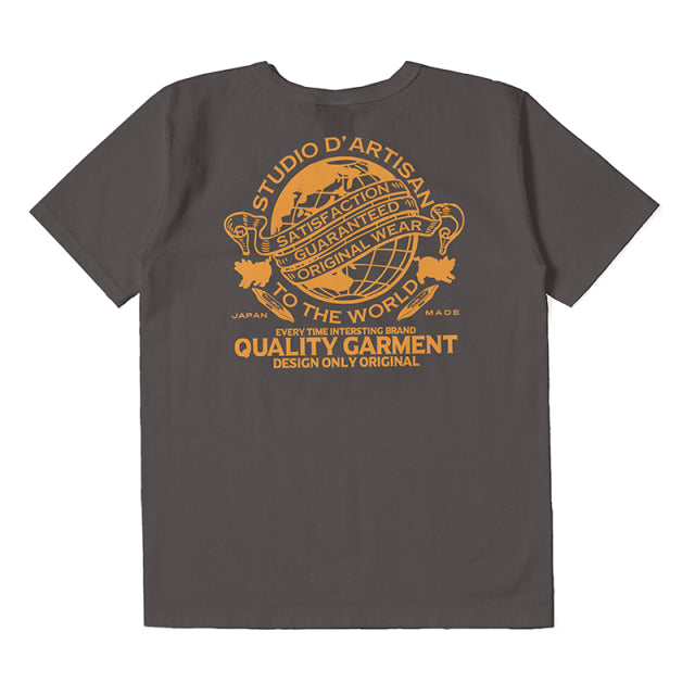 吊り編みプリントTシャツ【8062A】