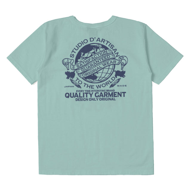 吊り編みプリントTシャツ【8062A】