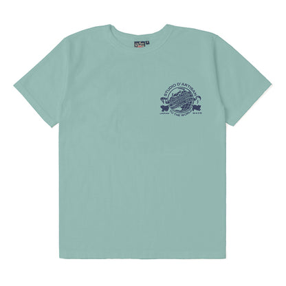 吊り編みプリントTシャツ【8062A】