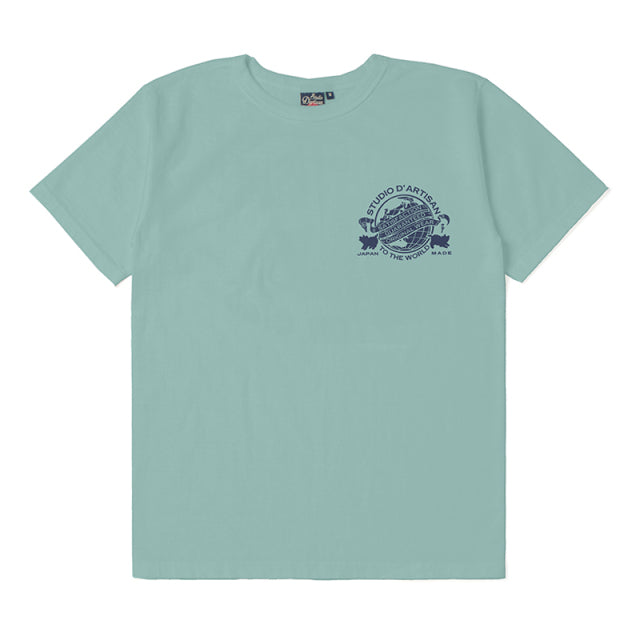 吊り編みプリントTシャツ【8062A】