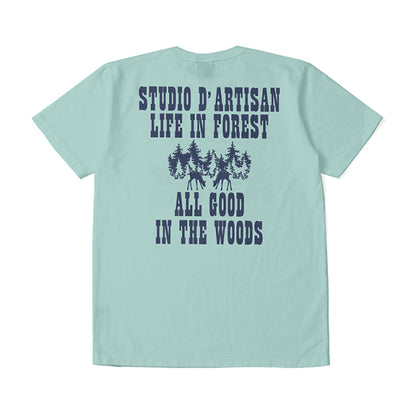 USAコットンプリントTシャツ【8066B】