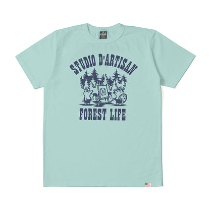 USAコットンプリントTシャツ【8066B】