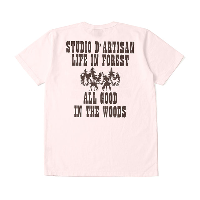 USAコットンプリントTシャツ【8066B】