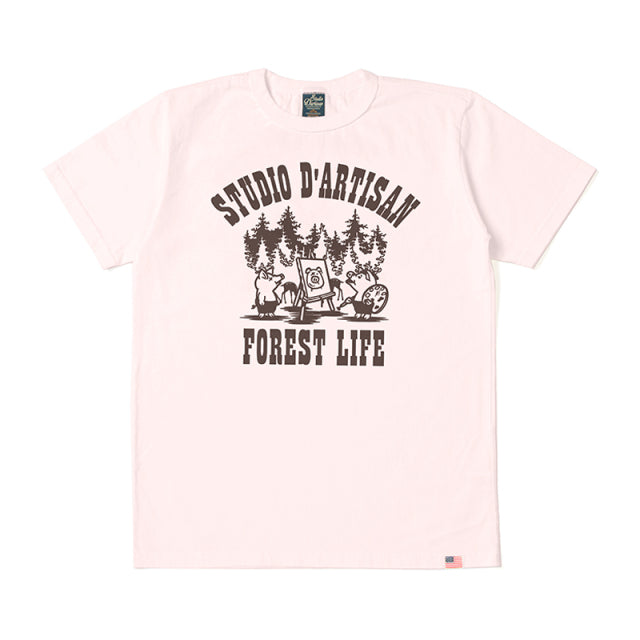 USAコットンプリントTシャツ【8066B】