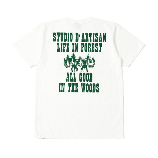 USAコットンプリントTシャツ【8066B】