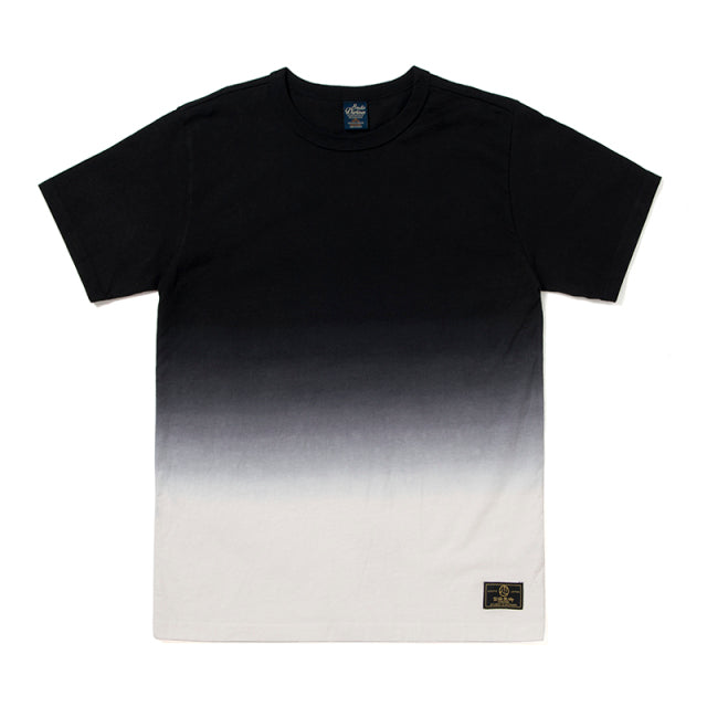 京黒紋付ぼかし染めTシャツ【8093】