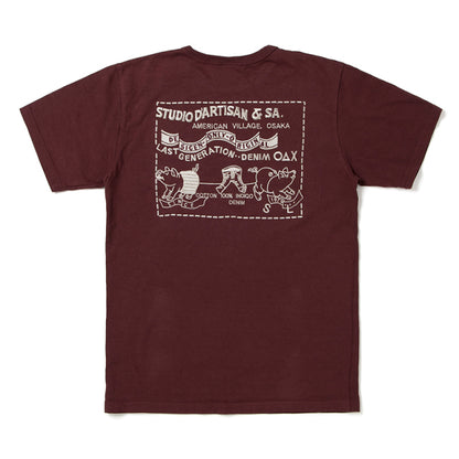 USAコットン刺繍Tシャツ【8096】