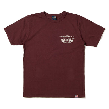 USAコットン刺繍Tシャツ【8096】