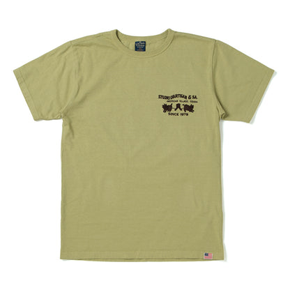 USAコットン刺繍Tシャツ【8096】