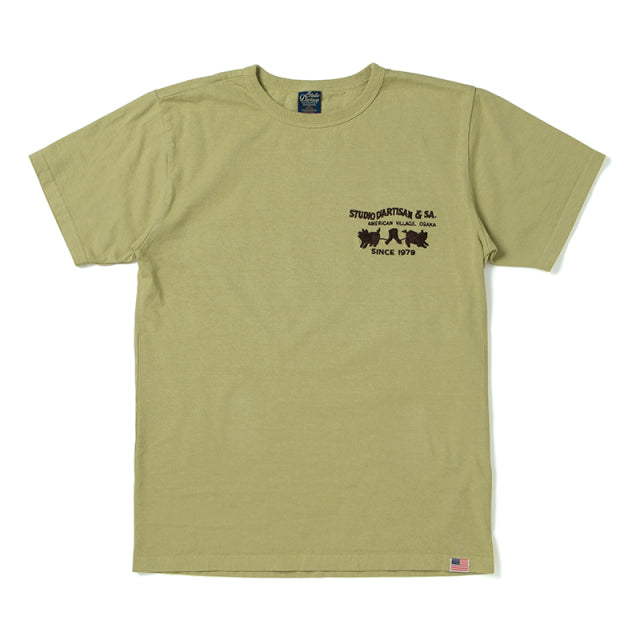 USAコットン刺繍Tシャツ【8096】