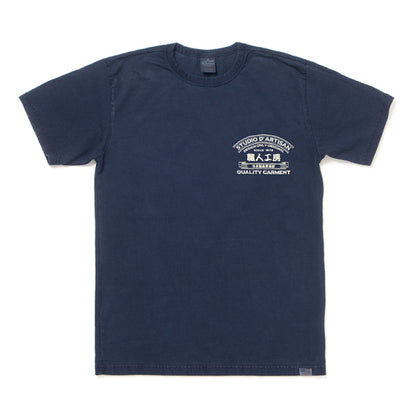 USAコットンインディゴＴシャツ【8097B】