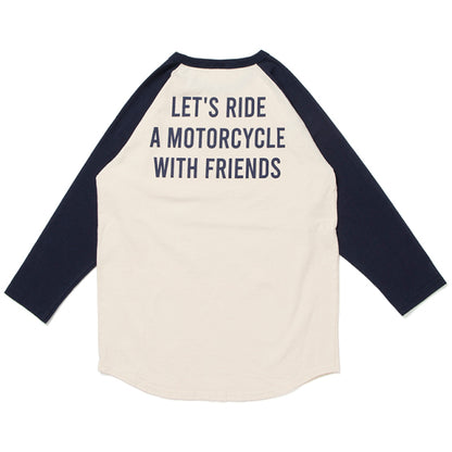 ラグラン7分袖Ｔシャツ【8098A】