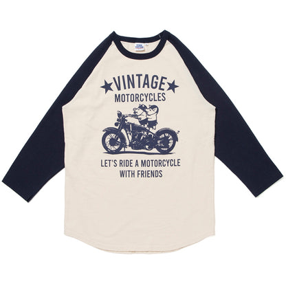 ラグラン7分袖Ｔシャツ【8098A】