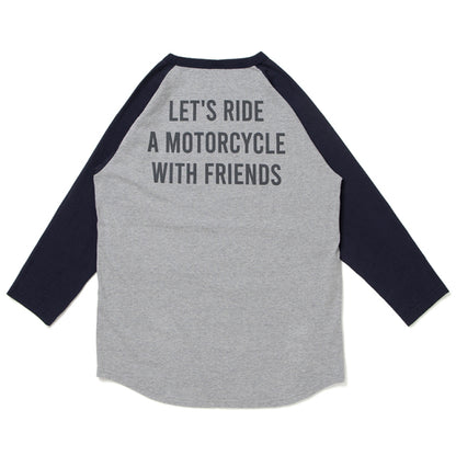 ラグラン7分袖Ｔシャツ【8098A】