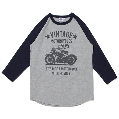 ラグラン7分袖Ｔシャツ【8098A】