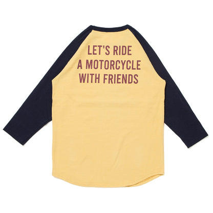 ラグラン7分袖Ｔシャツ【8098A】