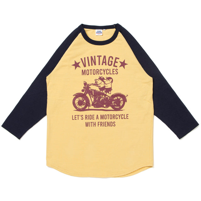 ラグラン7分袖Ｔシャツ【8098A】