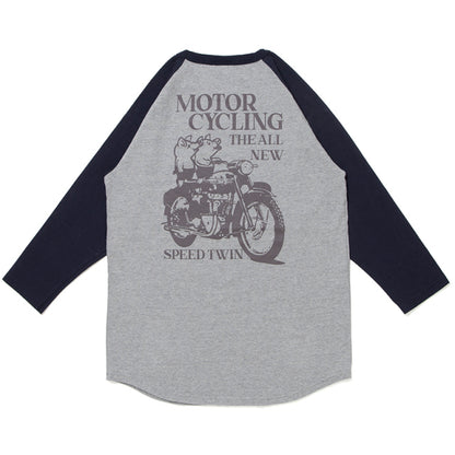 ラグラン7分袖Ｔシャツ【8098B】