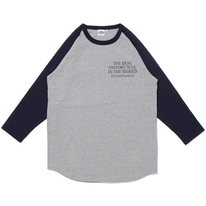 ラグラン7分袖Ｔシャツ【8098B】