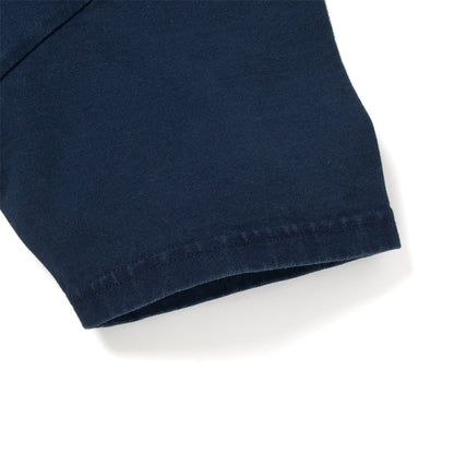 野良着絣刺し子ポケットTシャツ【8099】