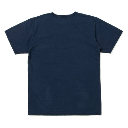 野良着絣刺し子ポケットTシャツ【8099】