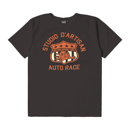 吊り編みプリントTシャツ【8103A】