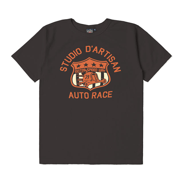 吊り編みプリントTシャツ【8103A】