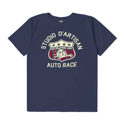 吊り編みプリントTシャツ【8103A】