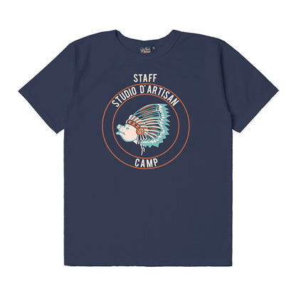 吊り編みプリントTシャツ【8103B】