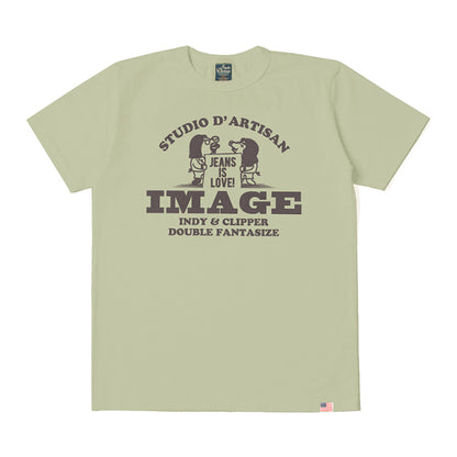 USAコットンプリントTシャツ【8106A】