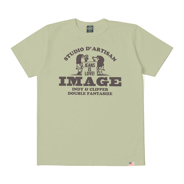 USAコットンプリントTシャツ【8106A】