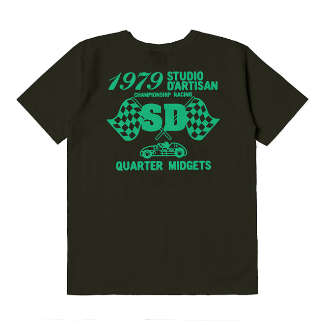 吊り編みプリントTシャツ【8113A】