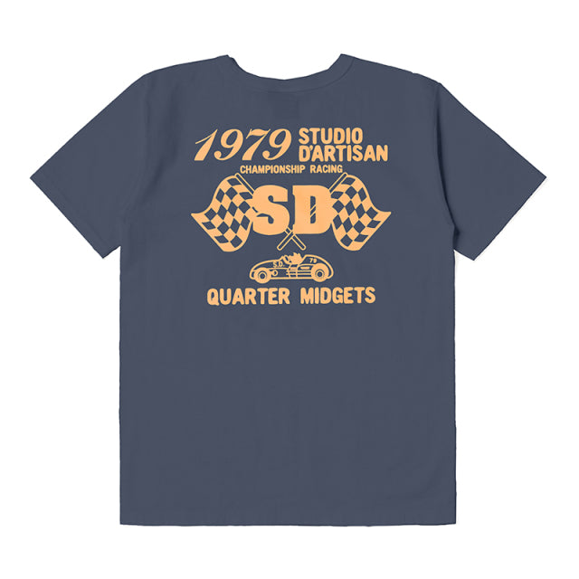 吊り編みプリントTシャツ【8113A】