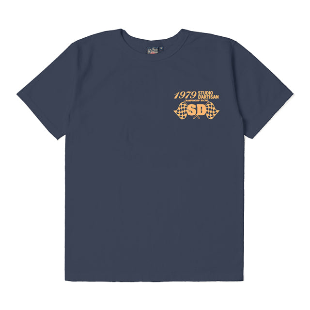 吊り編みプリントTシャツ【8113A】