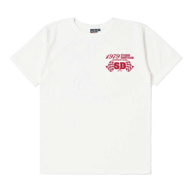 吊り編みプリントTシャツ【8113A】