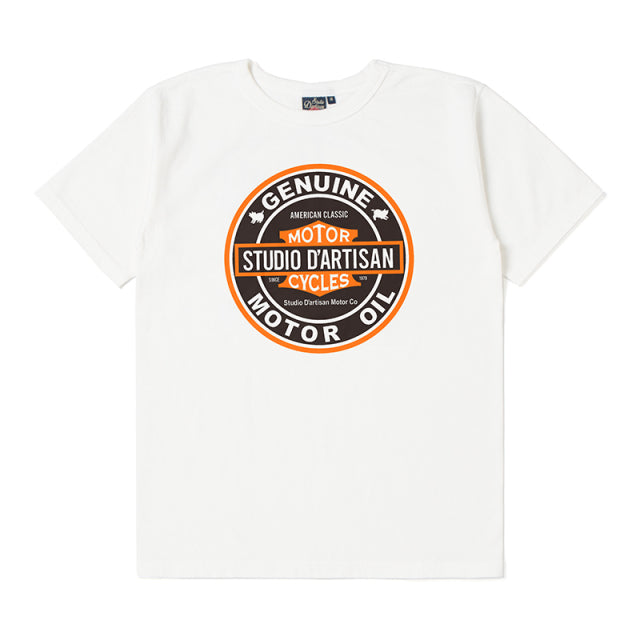 吊り編みプリントTシャツ【8113B】