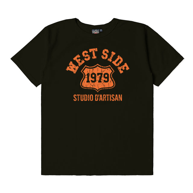 吊り編みプリントTシャツ【8114A】