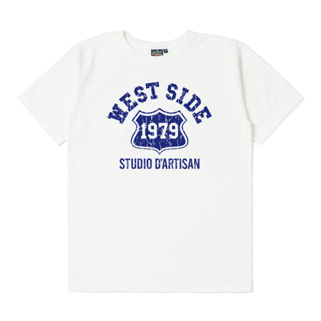 吊り編みプリントTシャツ【8114A】