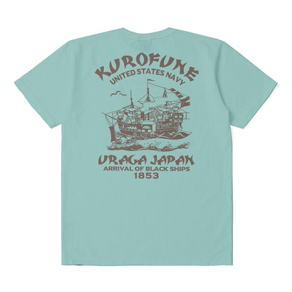 黒船U.S.N.プリントTシャツ【8118】