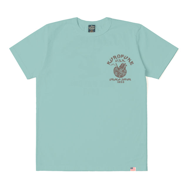 黒船U.S.N.プリントTシャツ【8118】