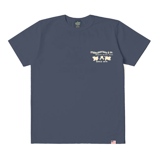 USAコットン定番プリントTシャツ【8119】