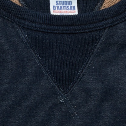 藍渋染めスウェット【8121】