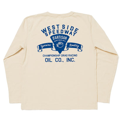 プリント長袖Ｔシャツ【8129B】