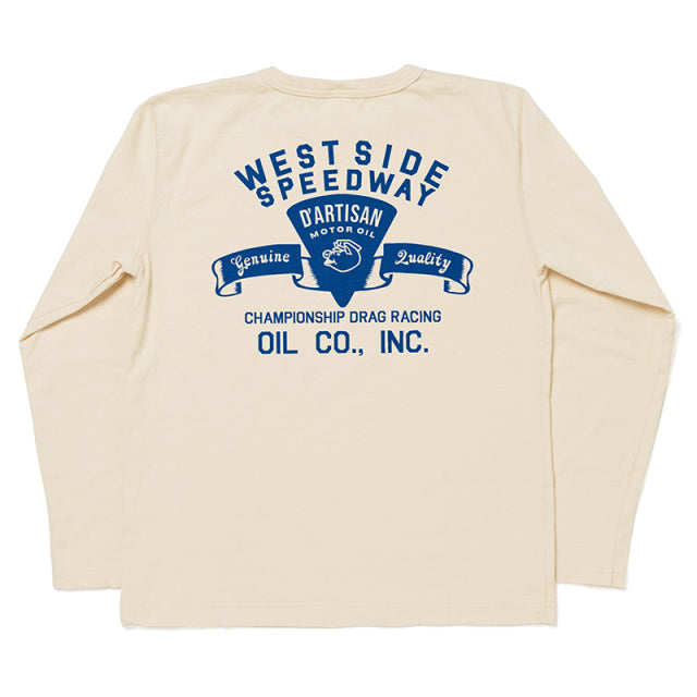 プリント長袖Ｔシャツ【8129B】