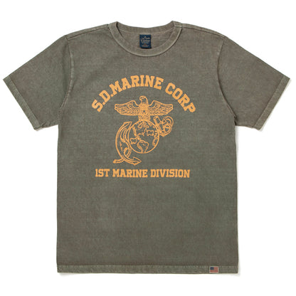 ピグメント加工プリントTシャツ【8139B】